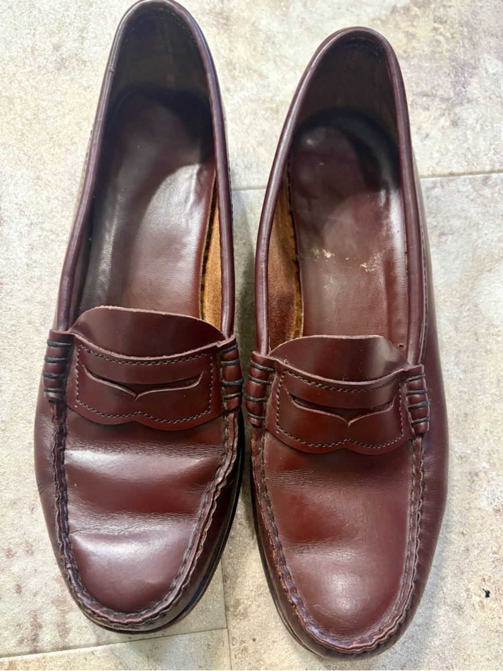 Classic Women’s Penny Loafers in Dark Brown